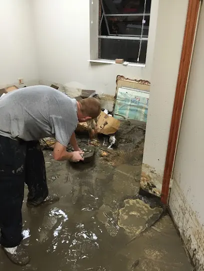 Storm flood water cleanup in a Bedford, TX home